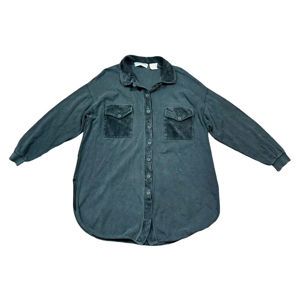 Sonia Rykiel Paris Vintage Oversized Corduroy Overshirt Shacket Shirt Jacket